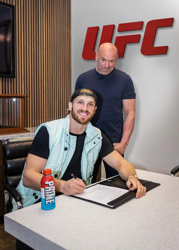 LOGAN PAUL OVERJOYED AFTER PRIME BECOMES OFFICIAL SPORTS DRINK OF THE UFC, 'I COULD CRY!' | Inside Fighting