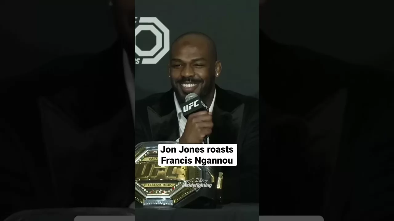 Jon Jones roasts Francis Ngannou at UFC 285 post-fight press conference