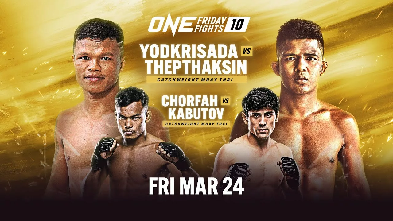 Furious Elbows! Theptaksin dominates Yodkrisada, Panrit and Paedsanlek Go to War at ONE Friday Fights 10