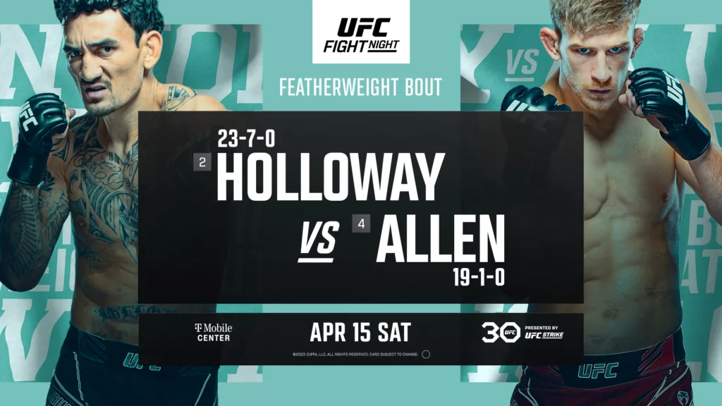 UFC on ESPN: Holloway vs. Allen Live Fight Thread | Inside Fighting