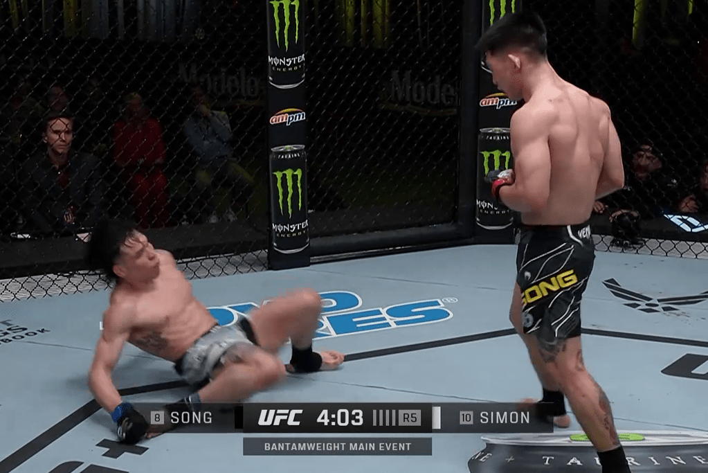 Song Yadong knocks out Ricky Simon in 5th round of UFC Vegas 72 main event