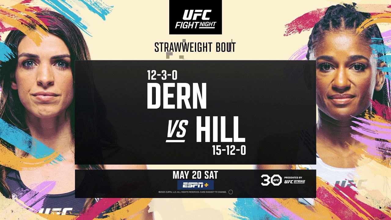 UFC Vegas 73: Dern vs Hill Live Fight Thread