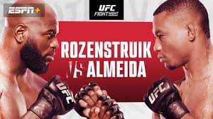 UFC Charlotte: Rozenstruik vs. Almeida Live Fight Thread