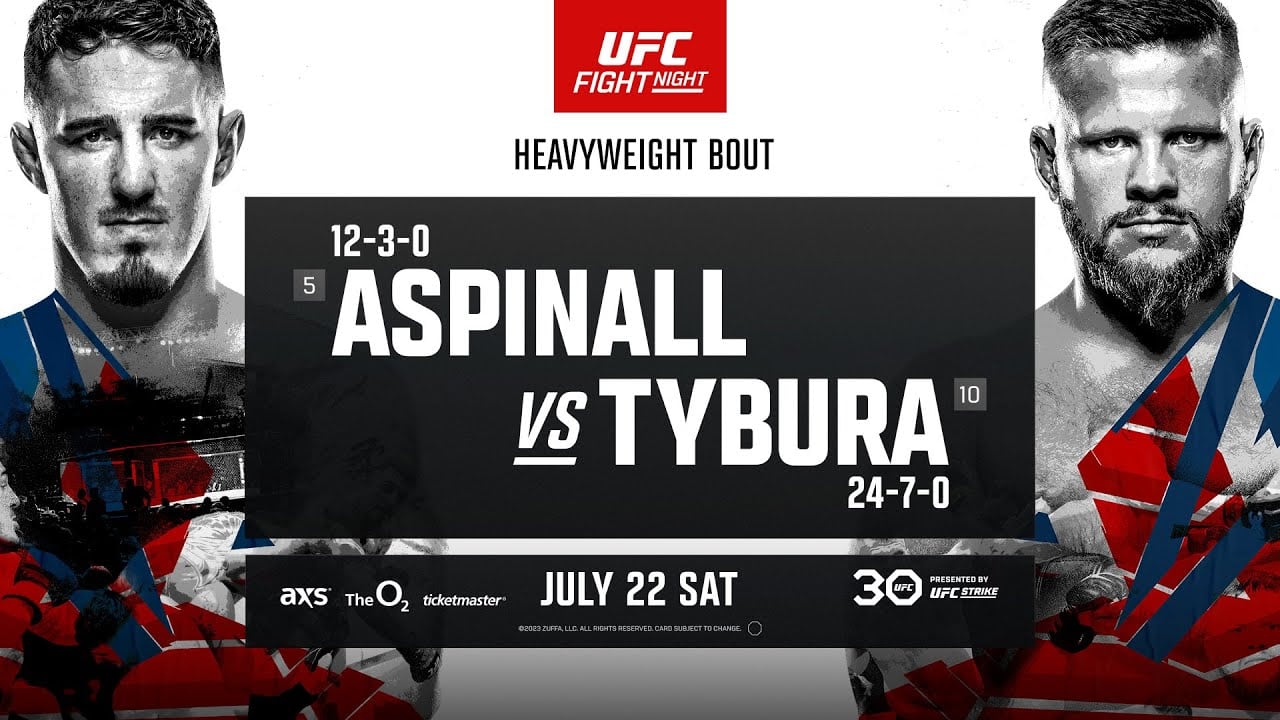 UFC London: Aspinall vs. Tybura Live Fight Thread
