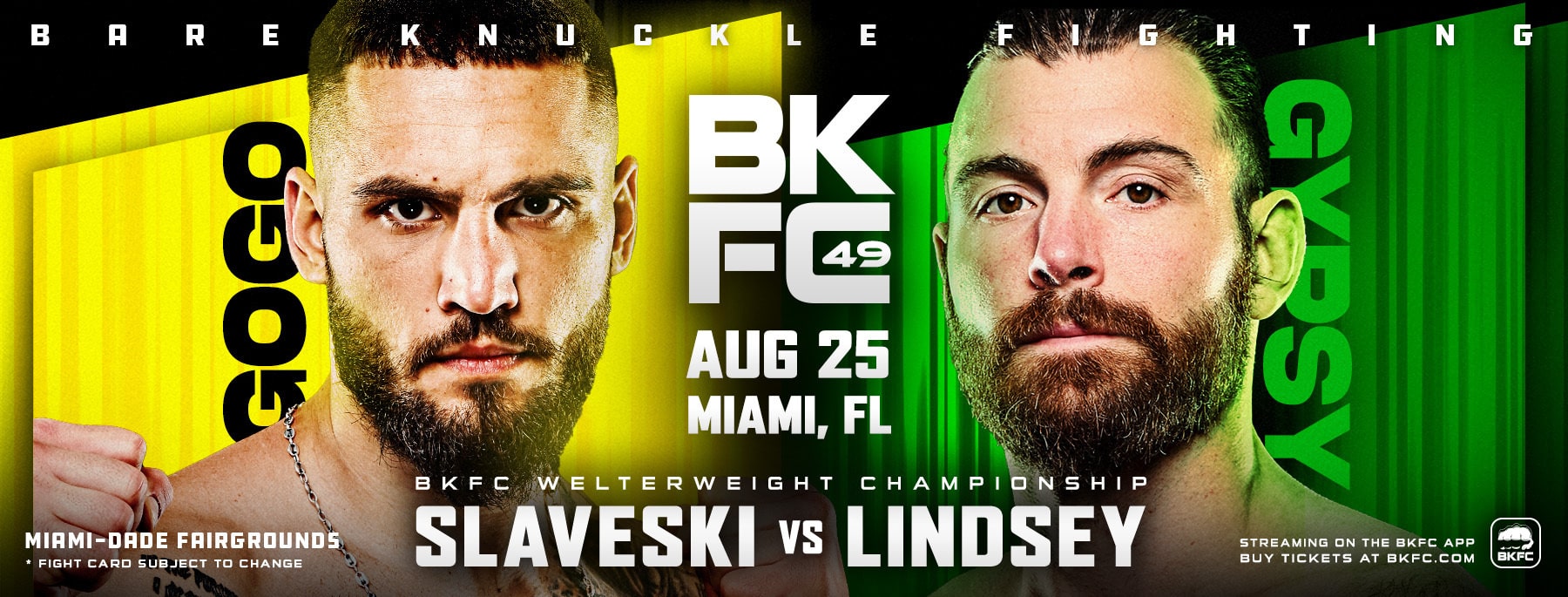 BKFC 49: Slaveski vs. Lindsey Live Fight Thread